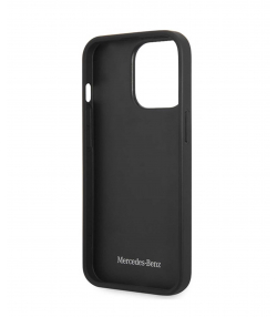 قاب چرمی آیفون 14 پرو طرح مرسدس بنز Mercedes-Benz Leather Case
