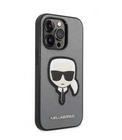 قاب چرمی آیفون 14 پرو طرح کارل CG Mobile iphone 14 Pro Karl Lagerfeld Leather Case