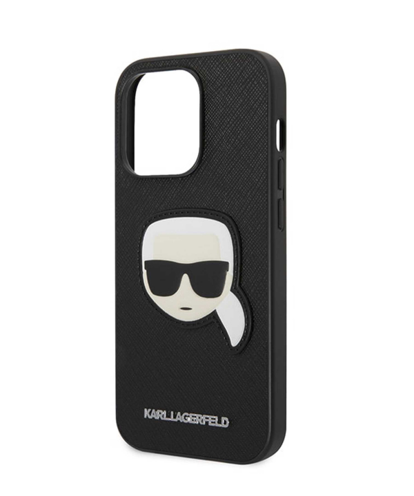 قاب چرمی آیفون 14 پرو طرح کارل CG Mobile iphone 14 Pro Karl Lagerfeld Leather Case