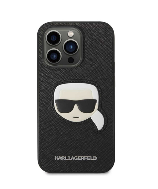 قاب چرمی آیفون 14 پرو طرح کارل CG Mobile iphone 14 Pro Karl Lagerfeld Leather Case