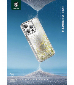 قاب آکواریومی آیفون 14 پرو گرین Green iPhone 14 Pro Aquarium Happiness Case