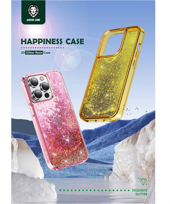 قاب آکواریومی آیفون 14 پرو گرین Green iPhone 14 Pro Aquarium Happiness Case