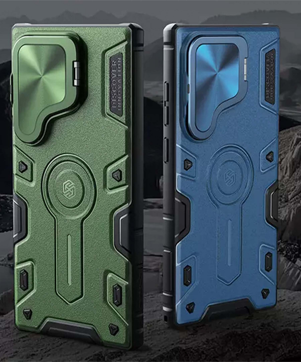 قاب محافظ سامسونگ اس 24 اولترا نیلکین Nillkin CamShield Armor Prop camera protective case Samsung Galaxy S24 Ultra