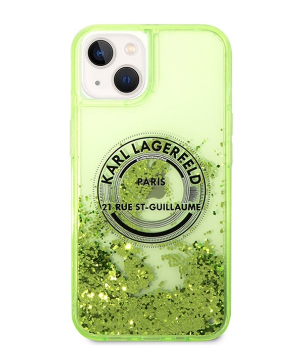 قاب آکواریومی آیفون 14 پلاس طرح کارل CG Mobile iphone 14 Plus Karl Lagerfeld Aquarium Case