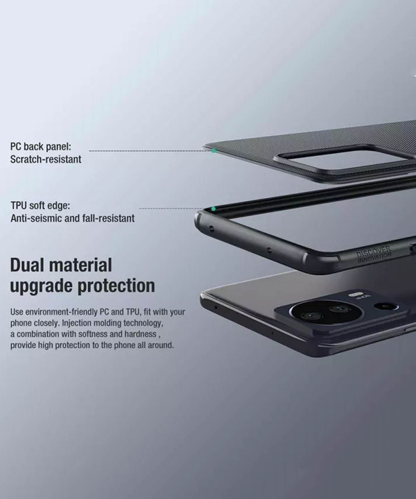 قاب محافظ شیائومی 13 لایت و سیوی 2 نیلکین Nillkin Xiaomi 13 Lite/Civi 2 Frosted shield Pro Case