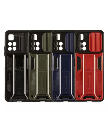 قاب محافظ لنز و استند دار شیائومی Xiaomi Poco M4 Pro 5G Slide Camera & Stand Case