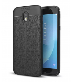 قاب ژله ای طرح چرم سامسونگ Becation Auto Focus Case Samsung Galaxy J3 2018