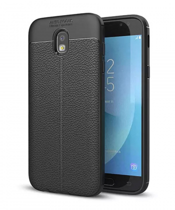 قاب ژله ای طرح چرم سامسونگ Becation Auto Focus Case Samsung Galaxy J3 2018