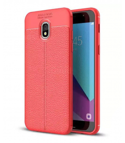 قاب ژله ای طرح چرم سامسونگ Becation Auto Focus Case Samsung Galaxy J3 2018