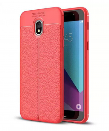 قاب ژله ای طرح چرم سامسونگ Becation Auto Focus Case Samsung Galaxy J3 2018