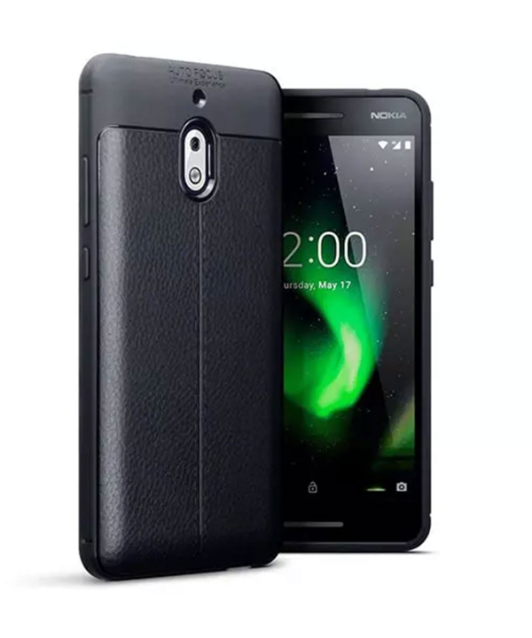 قاب ژله ای طرح چرم نوکیا Auto Focus Jelly Case Nokia 2.1