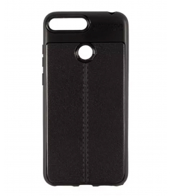 قاب ژله ای طرح چرم هواوی Auto Focus Jelly Case Huawei Y6 2018