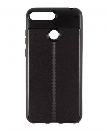 قاب ژله ای طرح چرم هواوی Auto Focus Jelly Case Huawei Y6 2018