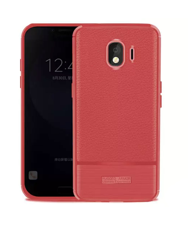 قاب ژله ای طرح چرم سامسونگ Becation Ruged Armor Case Samsung Galaxy J4 2018