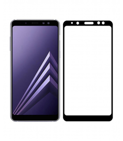 محافظ صفحه نمایش شیشه ای سامسونگ Full Glass Screen Protector Samsung Galaxy A8 Plus 2018