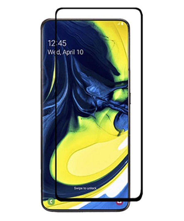 محافظ صفحه نمایش شیشه‌ای تمام صفحه سامسونگ RG Full Glass Samsung Galaxy A80/A90