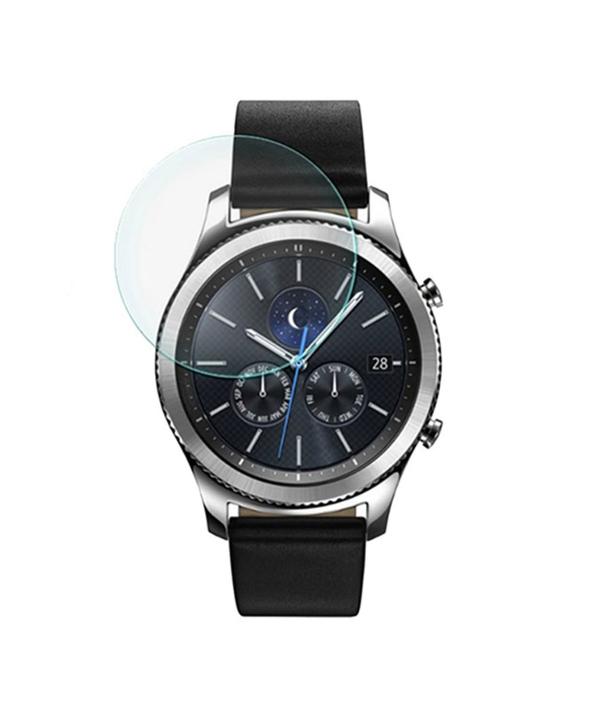 محافظ صفحه نمایش شیشه‌ای ساعت سامسونگ Samsung Gear S3 Glass Screen Protector