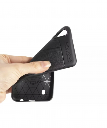قاب ژله ای طرح چرم سامسونگ Auto Focus Jelly Case Samsung Galaxy M10