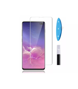 محافظ صفحه نمایش شیشه ای یو وی سامسونگ UV Nano Glass Samsung Galaxy S10 Plus