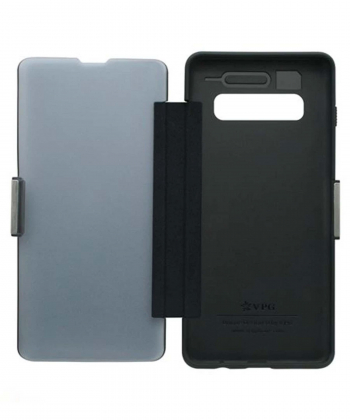 کیف محافظ سامسونگ VPG Magnetic Transparent Cover Samsung S10
