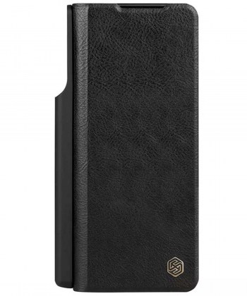 کیف محافظ سامسونگ زد فولد 5 نیلکین Nillkin Samsung Galaxy Z Fold 5/W24 Qin Pro leather case