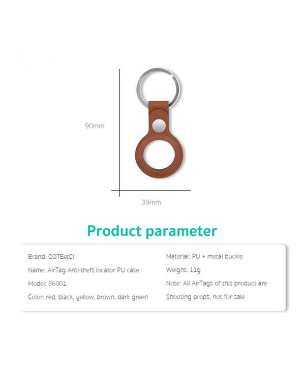 کاور نگهدارنده ایرتگ کوتتسی Coteetci AirTag anti-theft locator case 86001