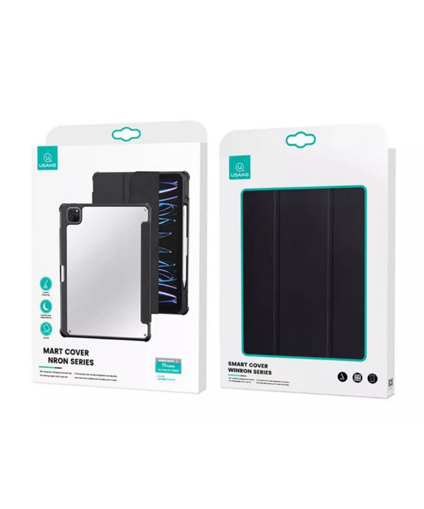 کاور هوشمند آیپد پرو 12.9 اینچی یوسامز USAMS US-BH840 Smart case for iPad Pro 12.9 2022 inches