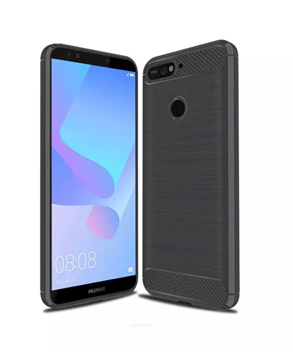 محافظ ژله ای هواوی Carbon Fibre Case Huawei Y6 2018