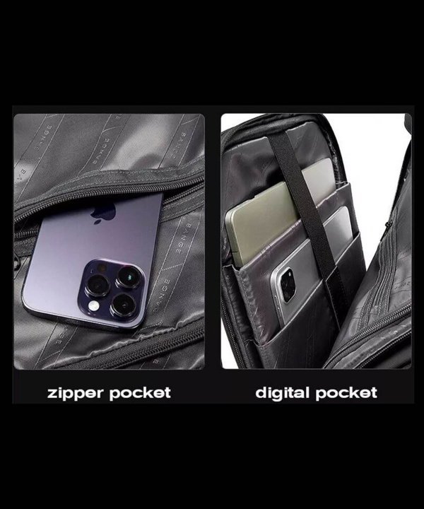 کوله پشتی ضد آب لپ تاپ 15.6 اینچ و آیپد 12.9 اینچ بنج BANGE Waterproof Business Computer Backpack 15.6