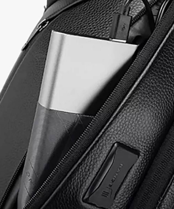 کوله پشتی لپ تاپ 15.6 اینچ چرم ضد آب یو اس بی دار بنج Bange BG-6623 Leather Laptop Backpack