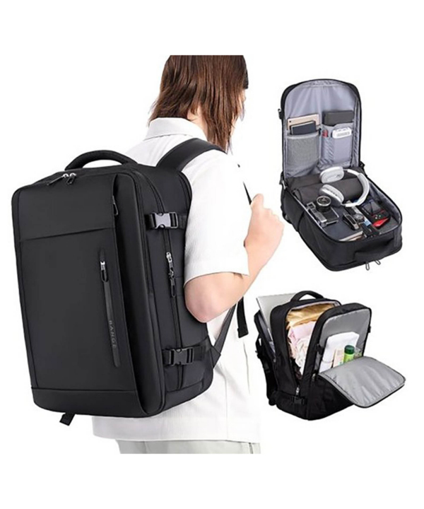 کوله پشتی لپ تاپ 15.6 اینچ سفری یو اس بی دار بنج BANGE BG-1801 Waterproof Multifunctional Laptop Backpack