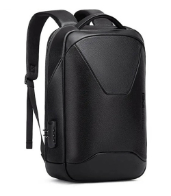 کوله پشتی لپ تاپ 15.6 اینچ مسافرتی ضد سرقت بنج Bange BG-6621 Leather Anti Theft Travel Backpack