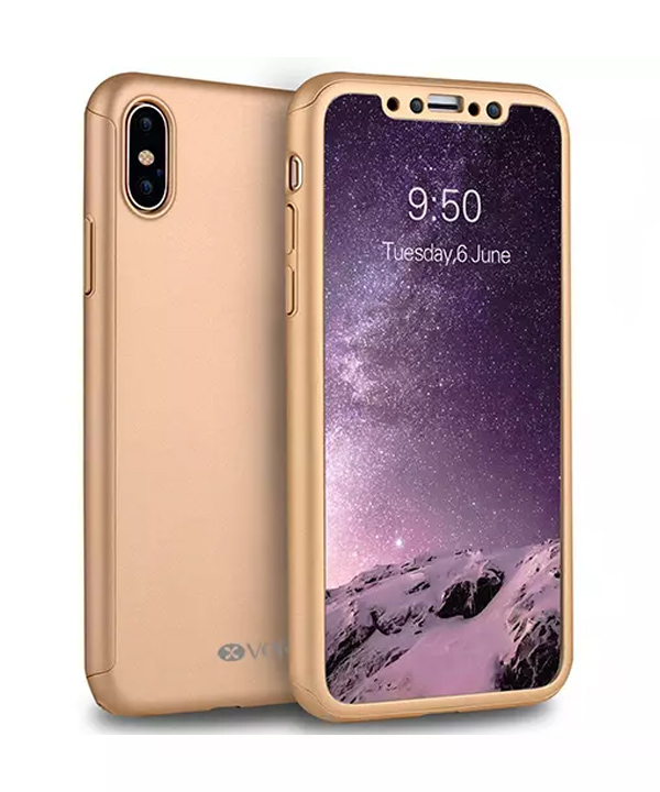 کاور گوشی ورسون آیفون مدل 360 درجه Vorson Ultra-thin 360 Full Protection Case iPhone X