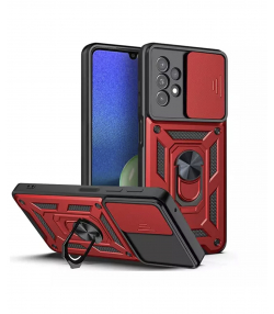 قاب محافظ لنز و حلقه دار سامسونگ Samsung Galaxy A72 Slide Camera & Ring Holder Stand Case