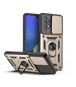 قاب محافظ لنز و حلقه دار سامسونگ Samsung Galaxy A72 Slide Camera & Ring Holder Stand Case