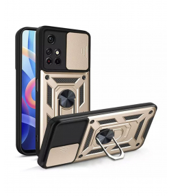 قاب محافظ لنز و حلقه دار شیائومی Xiaomi Redmi Note 11 Pro China Slide Camera & Ring Holder Stand Case