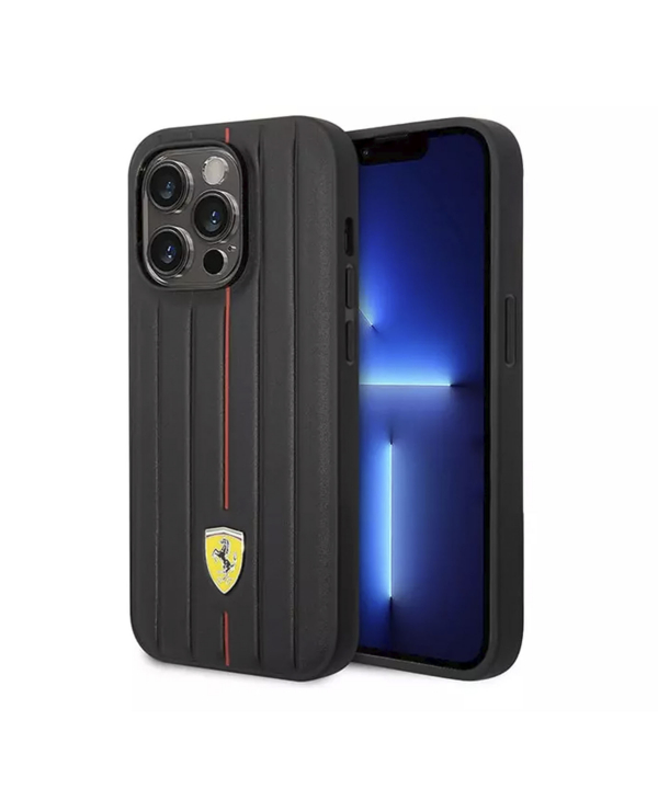 قاب چرمی آیفون 14طرح فراری CG Mobile iphone 14 Ferrari Leather Case