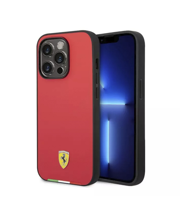 قاب چرمی مگ سیف آیفون 14 پرو طرح فراری CG Mobile iphone 14 Pro Ferrari Magsafe Leather Case