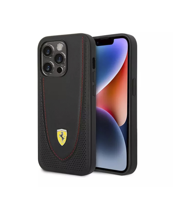 قاب چرمی مگ سیف آیفون 14 پرو طرح فراری CG Mobile iphone 14 Pro Ferrari Magsafe Leather Case