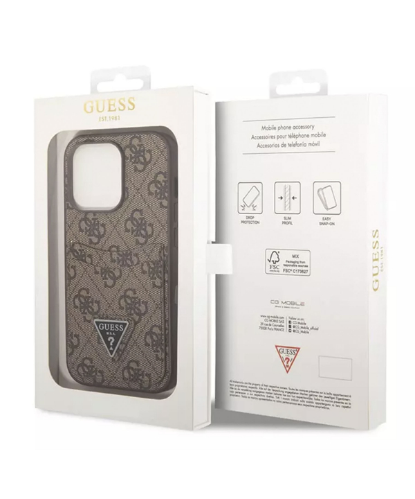 قاب چرمی جاکارتی دار آیفون 14 پرو CG Mobile iphone 14 Pro Guess Leather Case