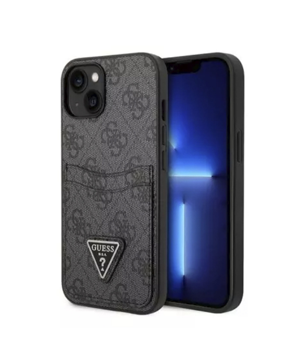 قاب چرمی جاکارتی دار آیفون 14 CG Mobile iphone 14 Guess Leather Case