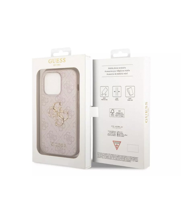 قاب چرمی طرحدار آیفون 14 پرو مکس CG Mobile iphone 14 Pro Max Guess Leather Case