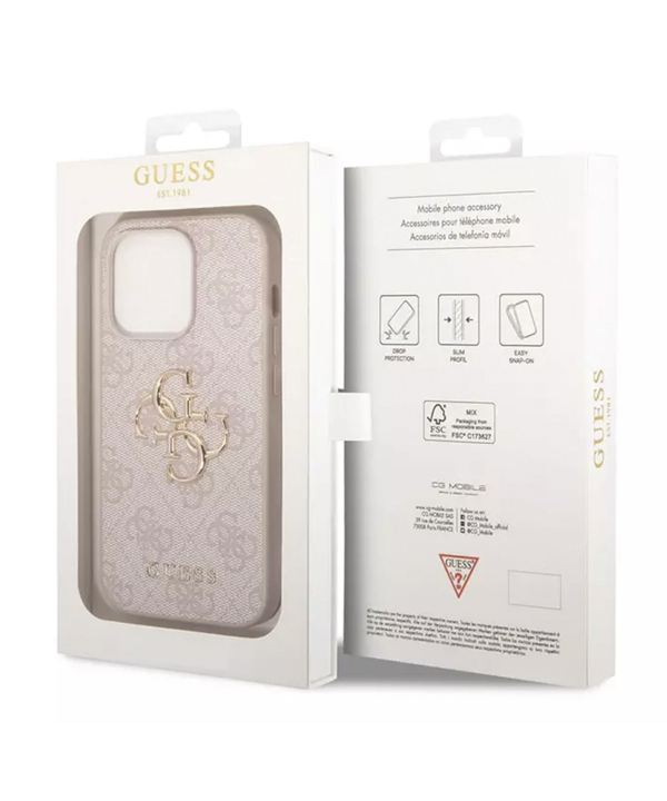 قاب چرمی طرحدار آیفون 14 پرو CG Mobile iphone 14 Pro Guess Leather Case