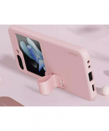 قاب سامسونگ زد فیلیپ 5 نیلکین Nillkin Flex Flip Finger Strap liquid silicone phone case Samsung Galaxy Z Flip 5