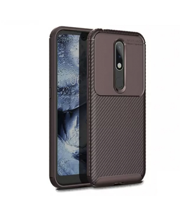 قاب ژله ای فیبر کربن نوکیا Becation Carbon Fiber Case Nokia 4.2