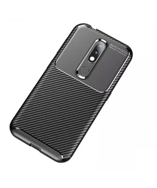 قاب ژله ای فیبر کربن نوکیا Becation Carbon Fiber Case Nokia 4.2