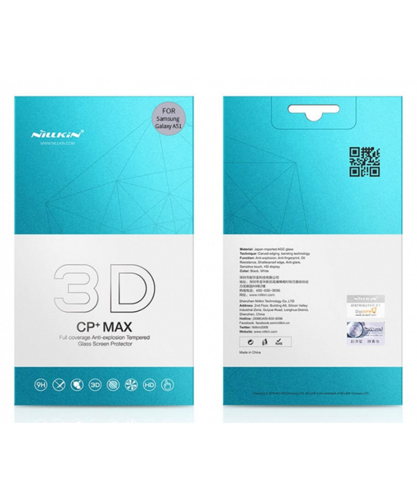 محافظ صفحه نمایش شیشه‌ای نیلکین سامسونگ Nillkin 3D CP+ Max Glass Samsung Galaxy A51/M31s