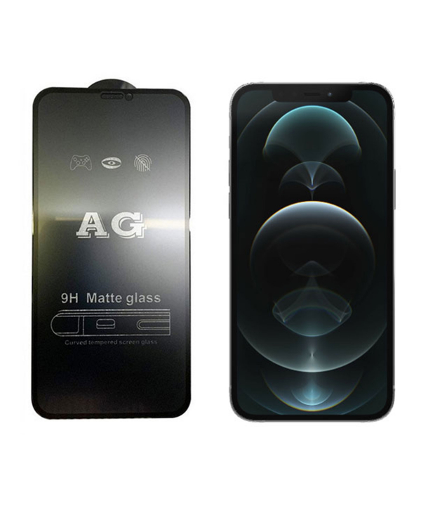 محافظ صفحه نمایش شیشه‌ای مات آیفون AG Glass iPhone 12/12 Pro
