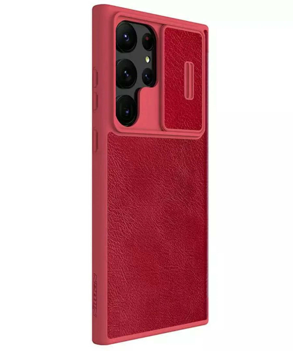 کیف کلاسوری سامسونگ گلکسی اس 23 اولترا نیلکین Nillkin Samsung Galaxy S23 Ultra Qin Pro leather
