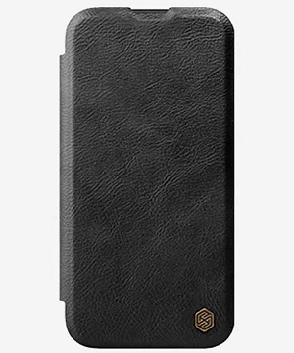 کیف کلاسوری آیفون 15 پرو نیلکین Nillkin Apple iPhone 15 Pro Qin Pro leather case